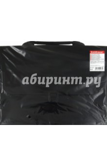 Портфель пластиковый, 13 отделений, черный (2938) Портфель пластиковый, 13 отделений, черный (2938)