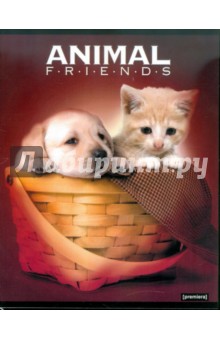 Тетрадь 96 листов, клетка "Animal friends" (35517) Тетрадь 96 листов, клетка "Animal friends" (35517)