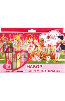 Набор для творчества витражный 12 цветов "Winx" (WP-10.5SE-12/WP) Набор для творчества витражный 12 цветов "Winx" (WP-10.5SE-12/WP)