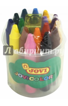 Карандаши восковые (16 штук + точилка, в банке) (980/16x) Карандаши восковые (16 штук + точилка, в банке) (980/16x)