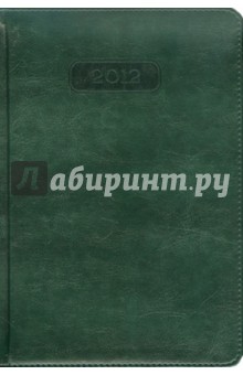 Ежедневник датированный 352 страницы, А5, зеленый (22916) Ежедневник датированный 352 страницы, А5, зеленый (22916)