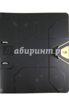 Папка А4 на 2-х кольцах, 35 мм, желтый (80281) Папка А4 на 2-х кольцах, 35 мм, желтый (80281)