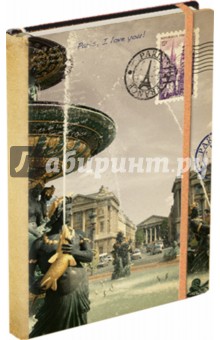 Бизнес-блокнот "Voyages" Modo Arte, на резинке (9060) Бизнес-блокнот "Voyages" Modo Arte, на резинке (9060)