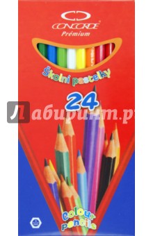 Карандаши 24 цвета "Premium" (A1022) Карандаши 24 цвета "Premium" (A1022)