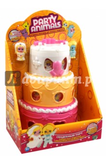 Игровой набор Party Animals "Свадебный торт" (60600) Игровой набор Party Animals "Свадебный торт" (60600)