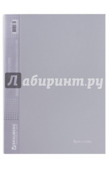 Папка на 30 вкладок "Диагональ" серебряная, 0,7 мм (221322) Папка на 30 вкладок "Диагональ" серебряная, 0,7 мм (221322)