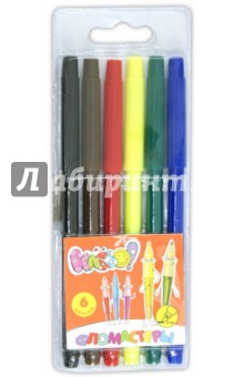 Фломастеры 6 цветов "КЛЁВО!" (877001-06) Фломастеры 6 цветов "КЛЁВО!" (877001-06)