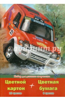 Набор для детского творчества "Цветной картон + Цветная бумага" (24796) Набор для детского творчества "Цветной картон + Цветная бумага" (24796)