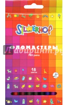 Фломастеры 18 цветов "EMOTIONS" (867017-18) Фломастеры 18 цветов "EMOTIONS" (867017-18)