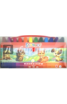 Фломастеры "PRETTY" 12 цветов со штампами, 24 штуки (867065-24) Фломастеры "PRETTY" 12 цветов со штампами, 24 штуки (867065-24)