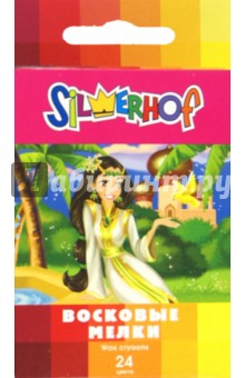 Мелки восковые "PRINCESS" 24 цвета (884023-24) Мелки восковые "PRINCESS" 24 цвета (884023-24)