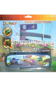 Набор канцелярский детский 6 предметов "Happy Cars" (174007) Набор канцелярский детский 6 предметов "Happy Cars" (174007)