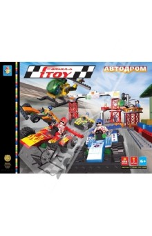 Конструктор 610 деталей. ФОРМУЛА 1TOY. Автодром (Т50712) Конструктор 610 деталей. ФОРМУЛА 1TOY. Автодром (Т50712)