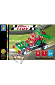 Конструктор 51 деталь. ФОРМУЛА 1TOY. Болид (Т50782) Конструктор 51 деталь. ФОРМУЛА 1TOY. Болид (Т50782)