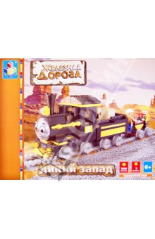 Конструктор "Железная дорога, Дикий запад" 209 деталей (Т53530) Конструктор "Железная дорога, Дикий запад" 209 деталей (Т53530)