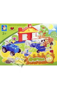Конструктор Big Brick "Ферма" 39 деталей (Т53541) Конструктор Big Brick "Ферма" 39 деталей (Т53541)