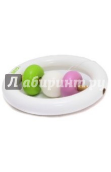 Погремушка круглая, 3 цвета, диаметр 10см (30478) Погремушка круглая, 3 цвета, диаметр 10см (30478)