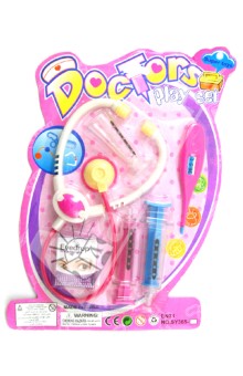 Набор доктора "Super Toys" со шприцами на картоне (30227) Набор доктора "Super Toys" со шприцами на картоне (30227)