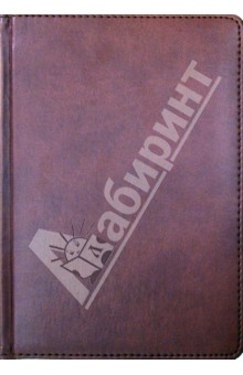 Ежедневник полудатированный, 384 страницы, "Виннер", А5, коричневый (25593) Ежедневник полудатированный, 384 страницы, "Виннер", А5, коричневый (25593)