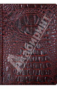 Ежедневник полудатированный, 384 страницы, "Аллигатор", А5, вишня (25601) Ежедневник полудатированный, 384 страницы, "Аллигатор", А5, вишня (25601)