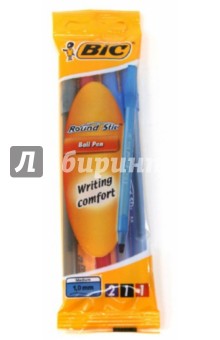 Набор ручек шариковых BIC Round Stick (896027) Набор ручек шариковых BIC Round Stick (896027)
