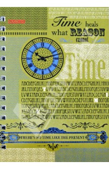 Тетрадь "Time" А6, 100 листов, клетка (M-370610N) Тетрадь "Time" А6, 100 листов, клетка (M-370610N)