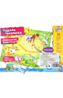 Водная картинка-раскраска "ДОМАШНИЕ ЖИВОТНЫЕ" (31916) обложка книги Водная картинка-раскраска "ДОМАШНИЕ ЖИВОТНЫЕ" (31916) обложка книги
