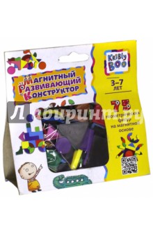 Магнитный развивающий конструктор, 75 деталей (47091) Магнитный развивающий конструктор, 75 деталей (47091)