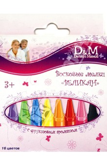 Восковые мелки "Великан", 16 цветов (48272) Восковые мелки "Великан", 16 цветов (48272)