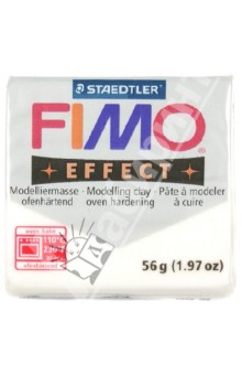 FIMO Effect полимерная глина, 56 гр., цвет прозрачный (8020-014) FIMO Effect полимерная глина, 56 гр., цвет прозрачный (8020-014)