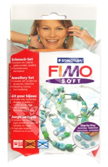 FIMO Soft. Комплект полимерной глины для создания украшения " Смешные бусы" (8023 85) FIMO Soft. Комплект полимерной глины для создания украшения " Смешные бусы" (8023 85)