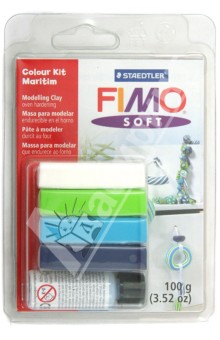FIMO Soft. Комплект полимерной глины для создания украшения "Морской" (8025 03) FIMO Soft. Комплект полимерной глины для создания украшения "Морской" (8025 03)