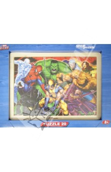 Игра из дерева "MARVEL. Герои" (89126) Игра из дерева "MARVEL. Герои" (89126)