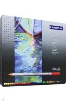 Карандаши акварельные 36 цветов "Karat Aquarell", в металлической коробке (125M3605) Карандаши акварельные 36 цветов "Karat Aquarell", в металлической коробке (125M3605)