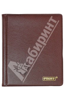 Визитница на 48 карточек, коричневая (PLF0305) Визитница на 48 карточек, коричневая (PLF0305)