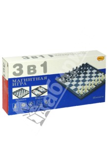 Магнитная игра 3 в 1. Шахматы, шашки, нарды (8188-10) Магнитная игра 3 в 1. Шахматы, шашки, нарды (8188-10)