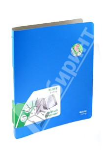 Папка "Leitz BeBop" на 4 кольцах, A4, синяя (45670037) Папка "Leitz BeBop" на 4 кольцах, A4, синяя (45670037)