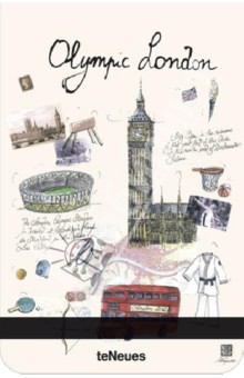 Записная книга на резинке "Лондон олимпийский" (60755) обложка книги Записная книга на резинке "Лондон олимпийский" (60755) обложка книги