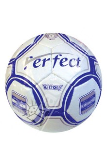 Футбольный мяч "PERFECT VICTORY" белый с геометрическии риунком (45087) Футбольный мяч "PERFECT VICTORY" белый с геометрическии риунком (45087)
