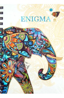 Блокнот "Enigma". На спирали. Клетка. А6. 120 листов (N288) Блокнот "Enigma". На спирали. Клетка. А6. 120 листов (N288)