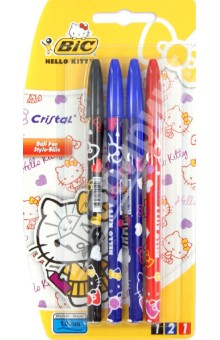Шариковая ручка "HELLO KITTY". 4 шт. Ассортимент (905399) Шариковая ручка "HELLO KITTY". 4 шт. Ассортимент (905399)
