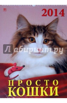 Календарь на 2014 год "Просто кошки" (12410) Календарь на 2014 год "Просто кошки" (12410)
