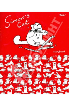 Тетрадь в клетку "Simon's Cat", 48 листов, А5 (48Т5В1) Тетрадь в клетку "Simon's Cat", 48 листов, А5 (48Т5В1)