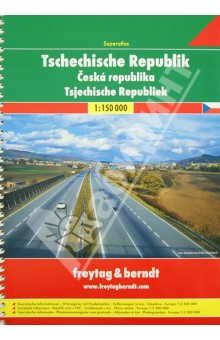 Tschechische Republick. Superatlas 1:150 000 обложка книги Tschechische Republick. Superatlas 1:150 000 обложка книги