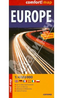 Europe. 1:4 000 000 обложка книги Europe. 1:4 000 000 обложка книги