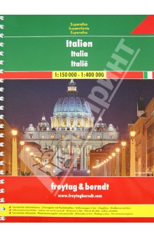 Italien. Superatlas 1:150 000 / 1:400 000