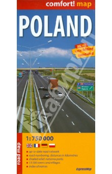 Poland. 1:750 000