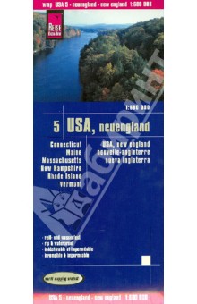 USA, Neuengland. 1: 600000 обложка книги USA, Neuengland. 1: 600000 обложка книги