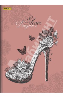 Тетрадь в клетку "Proff. High Heel". А5. 160 листов. На кольцах (THH13-RBB) Тетрадь в клетку "Proff. High Heel". А5. 160 листов. На кольцах (THH13-RBB)