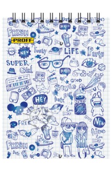 Блокнот "Proff. Doodles". 40 листов в клетку. А6 (TDO13-NB640) Блокнот "Proff. Doodles". 40 листов в клетку. А6 (TDO13-NB640)